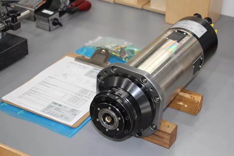 Precision motor spindle service equipment